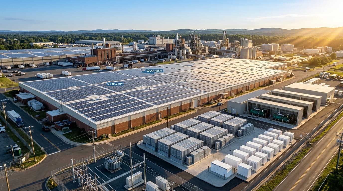 Solar-Diesel Hybrid Microgrids: The Blueprint for Industrial Energy Security